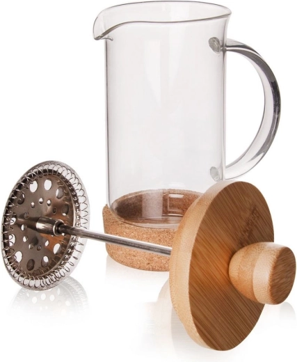 Křišťálově čistá chuť díky nerezovému pístu