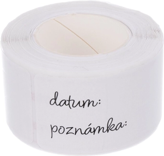 Voděodolné prázdné samolepky 125 ks