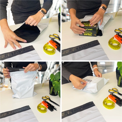 Jednoduchý postup balení a bezpečné doručení