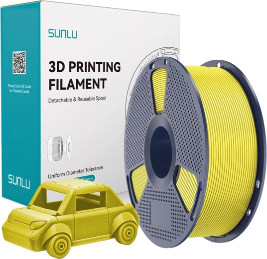 PETG filament Sunlu – Žlutá
