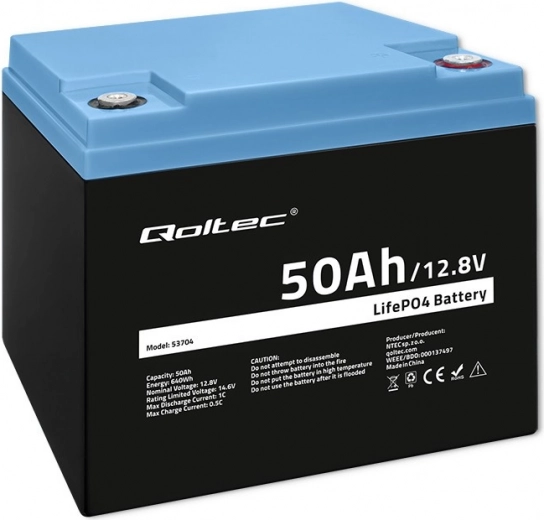 LiFePO4 akumulátor 12.8V 50Ah 640Wh s BMS