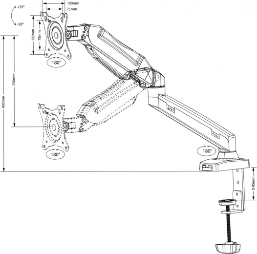 Flexibilní polohování pro ergonomii