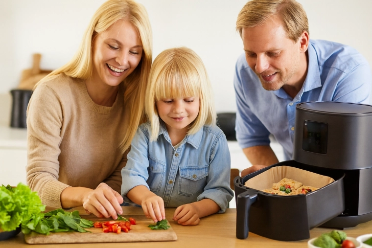 Čistá fritéza bez drhnutí