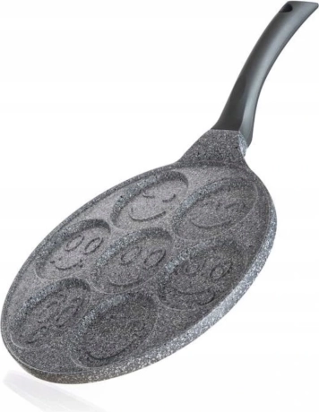 Pánev na lívance 26 cm BANQUET Granite Gray Smile