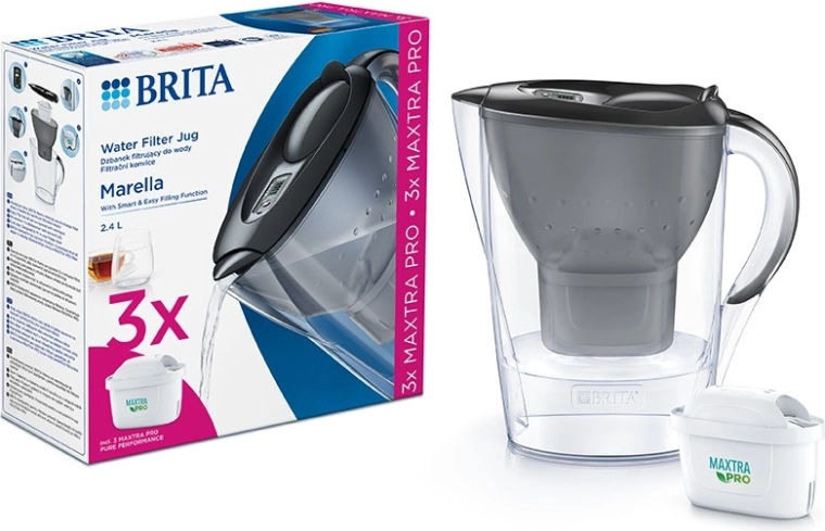filtrační konvice brita marella 2,4 l + 3 filtry maxtra pro pure performance