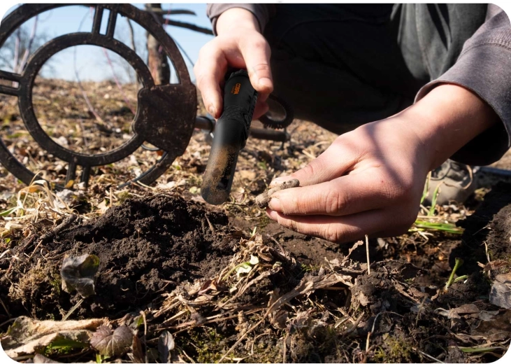 360° dohledávání a přesná špička