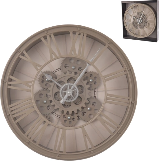 Nástěnné plastové hodiny 39 cm