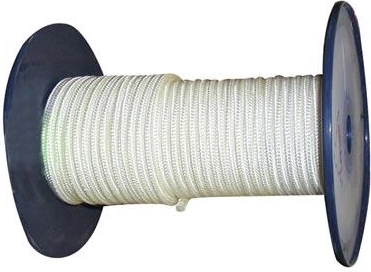 Pletená polyamidová šňůra bez jádra 4 mm bílá 200 m