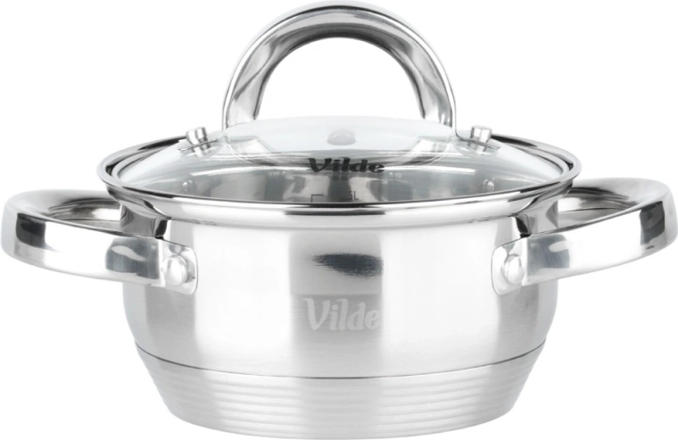 Skleněná poklice s ventilem páry