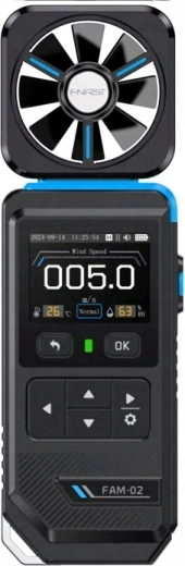 FNIRSI digitální anemometr FAM-02