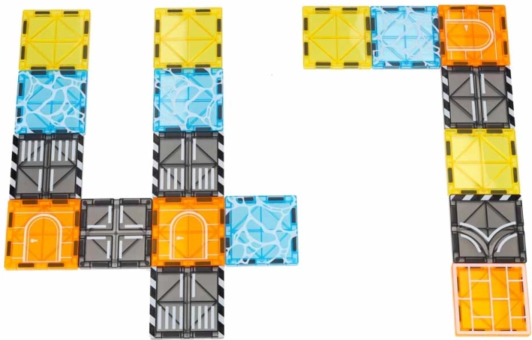 Magnetické dílky pro snadné skládání a 3D stavby