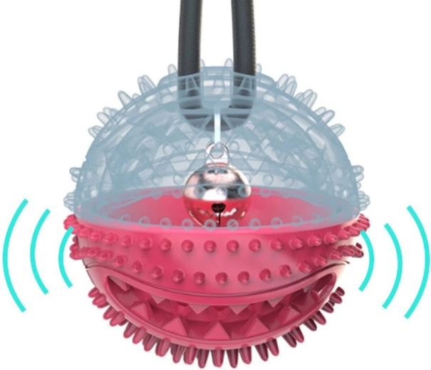 Plnitelný míček a vyjímatelný zvoneček