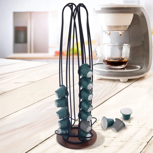 Přehledná vertikální organizace až 40 kapslí