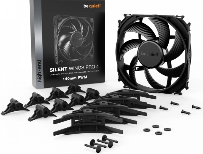 be quiet! Silent Wings Pro 4 140 mm PWM – tichý a výkonný ventilátor