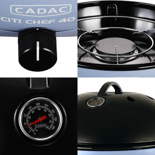 Víko s teploměrem a ochranou proti větru