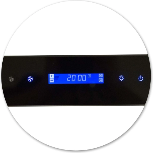 Intuitivní dotykové ovládání s displejem a hodinami