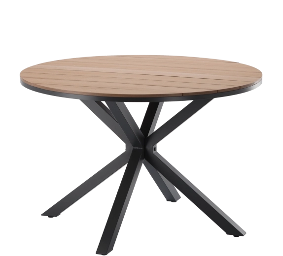 Moderní design a kulatý tvar pro společné stolování