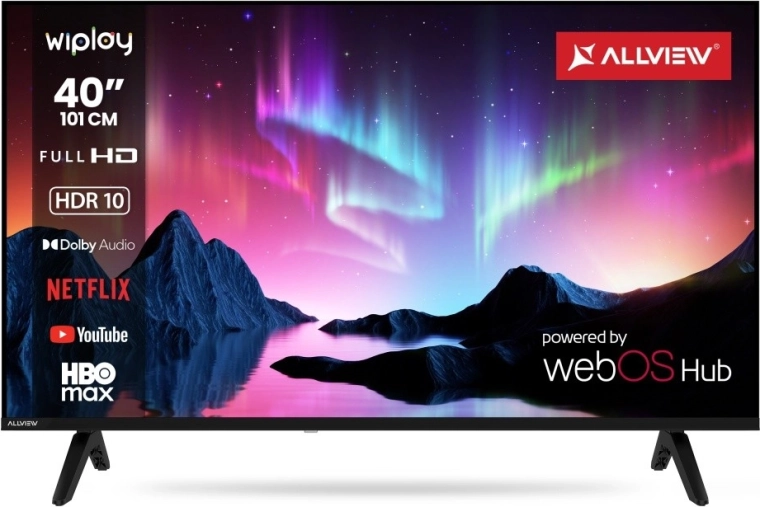 Allview 40" LED chytrý televizor webOS