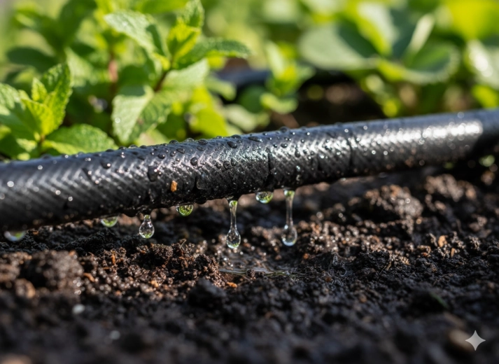 Precizní kapénkové zavlažování