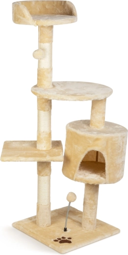 Škrabadlo pro kočky s odpočívadlem 116 cm