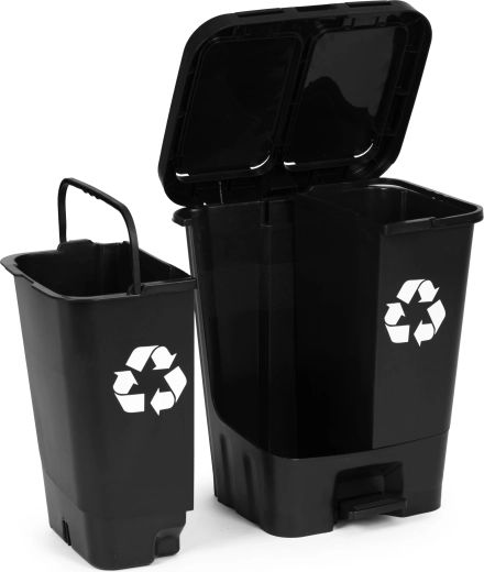 Vyjímatelné vložky s madly pro rychlé vysypání