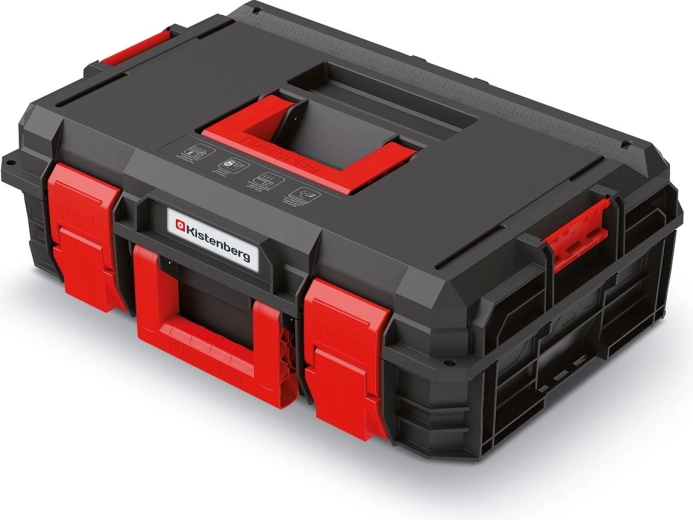 Kufr na nářadí X‑BLOCK PRO, 546 × 380 × 194 mm, černý