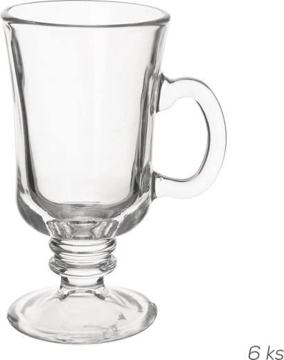 Skleněný hrnek Bill 240 ml (6 ks)