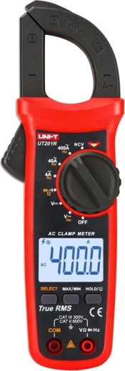 Klešťový multimetr Uni-T ut201r (True RMS)