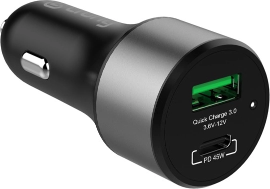Autonabíječka Power Car Charger 63W USB-C PD a USB QC 3.0