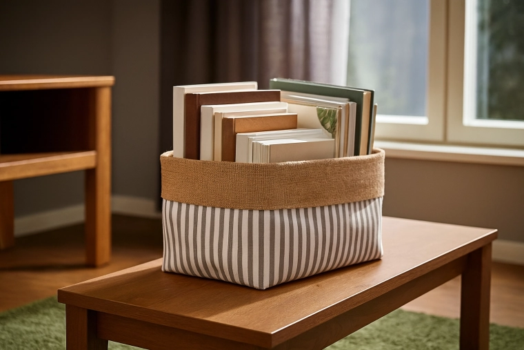 Perfektní na knihy, textil i hračky