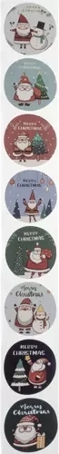 8 vánočních motivů s nápisem „Merry Christmas“