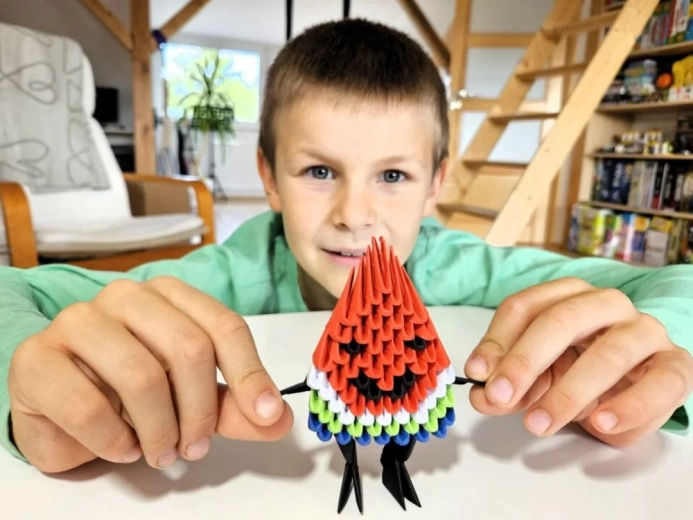 Barevná 3D dekorace