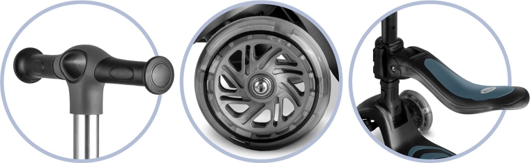 Roste s dítětem: výšková řídítka i sedátko