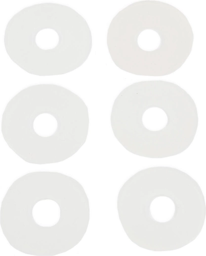 Silikonové ploché těsnění 26 × 9,7 × 2 mm, 6 ks