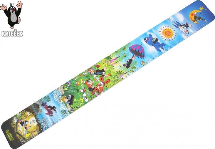 Nástěnný metr Krtek 90 cm papír/karton