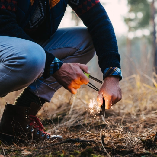 Silné jiskry až 3 500 °C