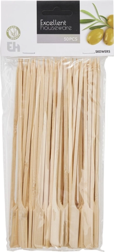 Bambusové grilovací špejle s úchytem 20 cm (50 ks)
