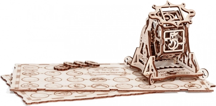3D Mechanické Puzzle Wood Trick - Kolo Štěstí