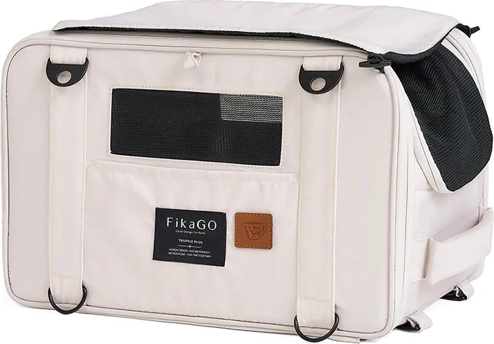 FIKAGO cestovní nosič pro psy a kočky Truffle plus creamy cloud