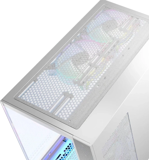 Silné chlazení: 5× ARGB + kontrolér