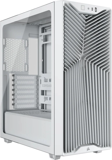 Corsair 3200d rs mid-tower bílá počítačová skříň