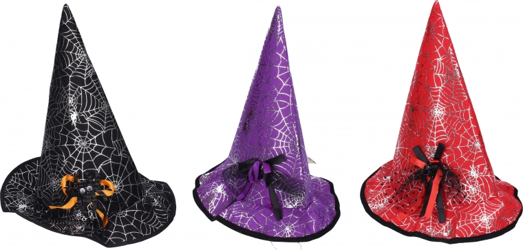 Klobouk Čarodějnický s Pavoukem