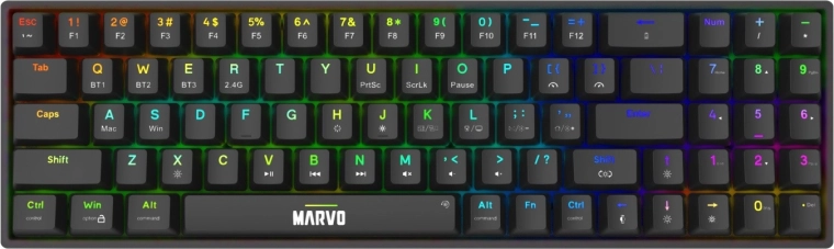 Mechanická herní klávesnice Shogo 78W bezdrátová černá