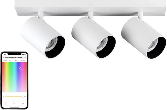 stropní reflektor yeelight se 3 žárovkami, bílý