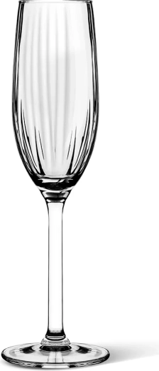 Sklenice na šampaňské Plisse 210 ml, 4 ks