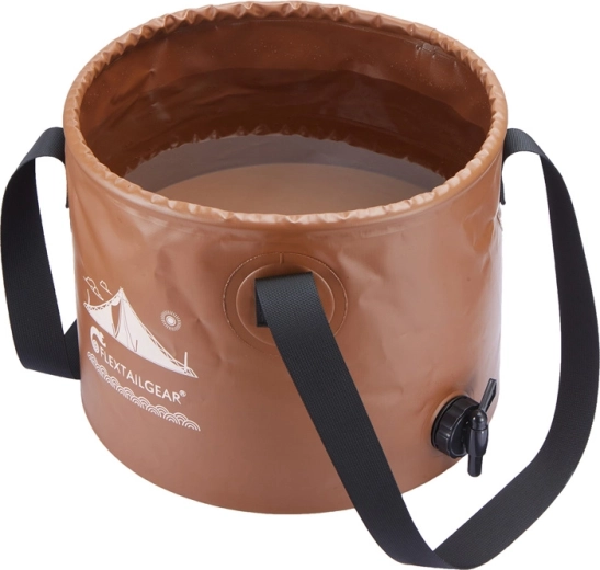 Skládací kbelík Flextail Flex Bucket 20 l hnědý