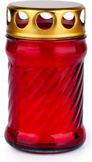 Hřbitovní svíčka ve skle Provence – výdrž 8 hodin