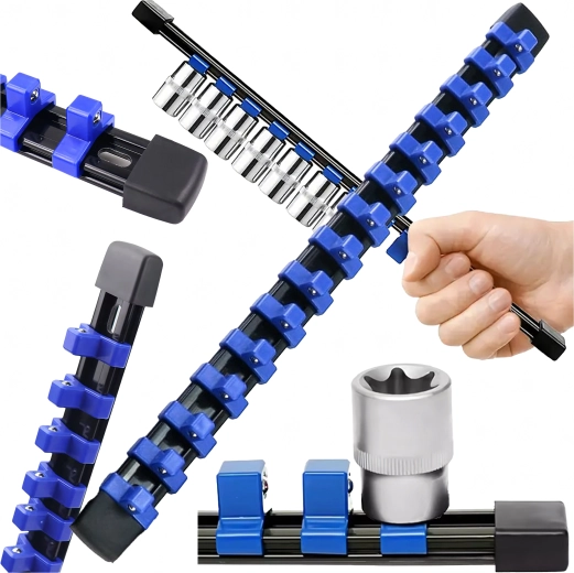 Přehledné uložení hlavic 3/8"