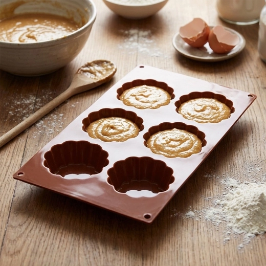 Nepřilnavý a pružný silikon pro snadné vyjmutí