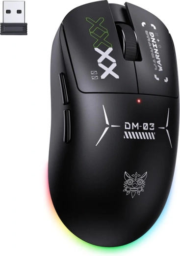 Herní bezdrátová myš Onikuma DM03 RGB černá